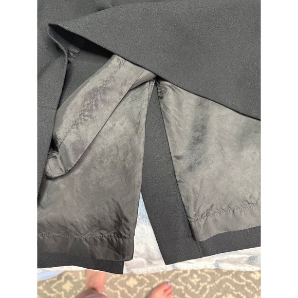 Lands' End Black Wool Sheath Dress Women's 10 Tall, USA,Long Sleeve. minimalist. - Picture 7 of 9